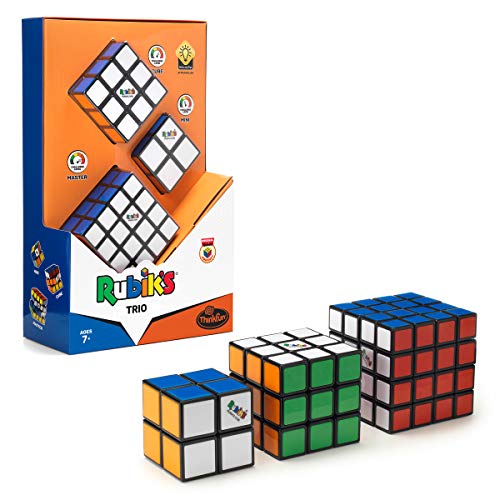 ThinkFun 76422 Gift Set: Trio, das perfekte Geschenkset Fan enthält Master 4x4, den original Zauberwürfel 3x3 und den Rubik's Mini 2x2 [Exklusiv bei Amazon] von ThinkFun