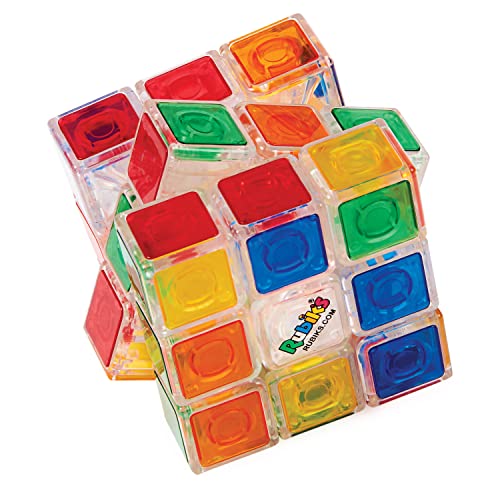 ThinkFun - 76473 - Rubik's Crystal - Der transparente Rubik's Cube, Ein Sammlerstück und Denkspiel für Erwachsene und Kinder ab 8 Jahren von ThinkFun