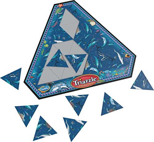 ThinkFun 76491 Triazzle Delfine, ein Logikpuzzle für Kinder und Erwachsene ab 8 Jahren von ThinkFun
