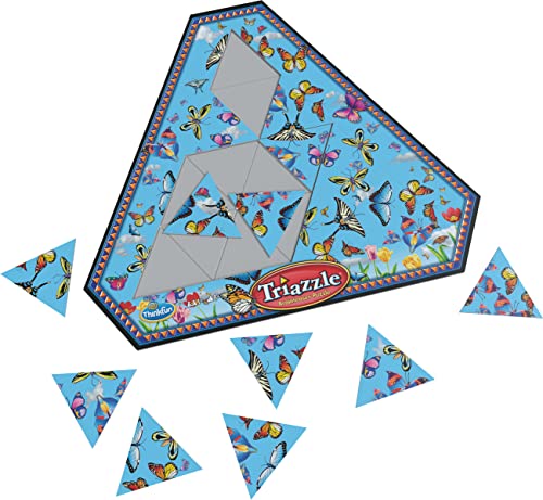 ThinkFun 76492 Triazzle Schmetterlinge, ein Logikpuzzle für Kinder und Erwachsene ab 8 Jahren von ThinkFun
