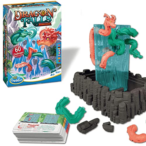 ThinkFun 76496 Dragon Falls - 3D Logikspiel, für Kinder und Erwachsene, Brettspiel ab 1 Spieler, ab 8 Jahren von ThinkFun