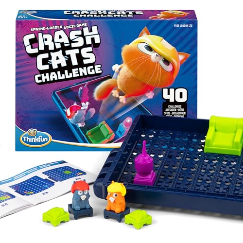 ThinkFun - 76650 - Crash Cats Challenge - Das actiongeladene Katzen-Logikspiel für Kinder ab 8 Jahren! ThinkFun - 76650 - Crash Cats Challenge - Das actiongeladene Katzen-Logikspiel für Kinder ab 8 Jahren! von ThinkFun