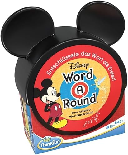 ThinkFun - Disney Word A Round, Brettspiel für die ganze Familie, 2+ Spieler, Geschenkidee für Kinder und Jugendliche ab 10 Jahren, italienische Ausgabe ThinkFun - Disney Word A Round, Brettspiel für die ganze Familie, 2+ Spieler, Geschenkidee für Kinder und Jugendliche ab 10 Jahren, italienische Ausgabe von ThinkFun