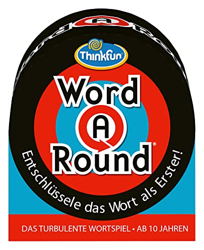 ThinkFun - 76307 - Word-a-round - Das Wortsuchspiel. Entschlüssle das Wort als Erster! Ein Suchspiel für 2-4 Spieler ab 10 Jahren. von ThinkFun