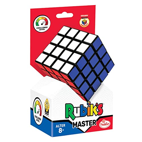 Thinkfun - 76513 - Rubik's Master '22, Zauberwürfel im 4x4 Format, größere Herausforderung als der original Rubik's Cube 3x3, Denkspiel für Erwachsene und Kinder ab 8 Jahren von ThinkFun