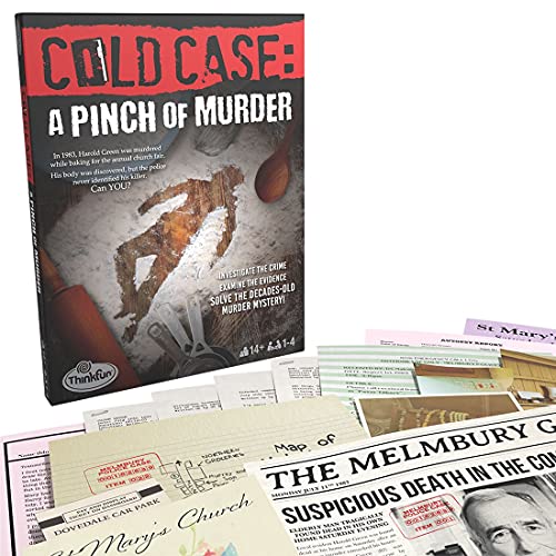 Thinkfun Cold Case Files - A Pinch of Murder - Murder Mystery Game for Adults and Kids Age 14 Years Up von ThinkFun