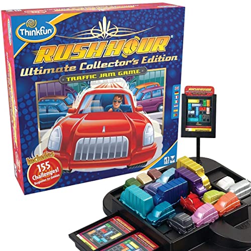 Thinkfun Rush Hour Ultimate Collectors Edition , Logik- und Strategiespiel, für Erwachsene und Kinder ab 8 Jahren, ab 1 Spieler, hochwertige Sammlerausgabe [Exklusiv bei Amazon] von ThinkFun