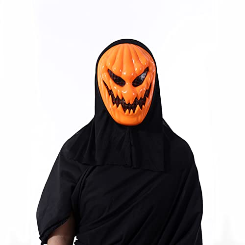 ThinkTop Kürbismaske für gruselige Horror-Party, Gesichtskostüm, Kostümparty, Halloween, Cosplay ThinkTop Kürbismaske für gruselige Horror-Party, Gesichtskostüm, Kostümparty, Halloween, Cosplay von ThinkTop