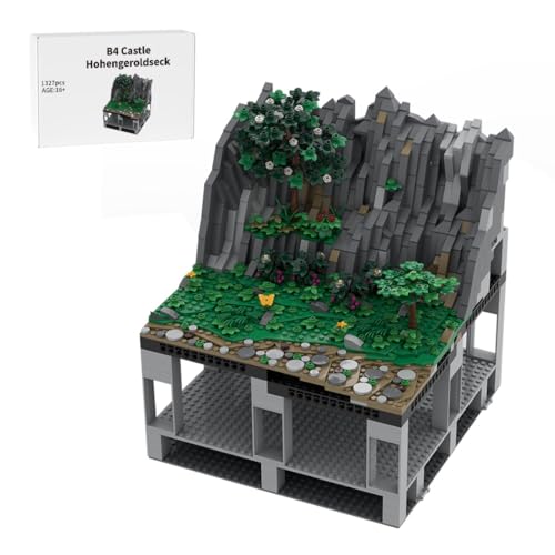 Thinkizen Burg Hohengeroldseck Klemmbaustein-Modell, Historisches Burgenmodell aus 62 Modulen, Landschaftserweiterung, Geschenk für Geschichtsinteressierte und Burgensammler, 1327 Teile Thinkizen Burg Hohengeroldseck Klemmbaustein-Modell, Historisches Burgenmodell aus 62 Modulen, Landschaftserweiterung, Geschenk für Geschichtsinteressierte und Burgensammler, 1327 Teile von Thinkizen
