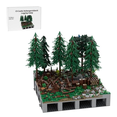 Thinkizen Burg Hohengeroldseck Klemmbaustein-Modell, Historisches Burgenmodell aus 62 Modulen, Landschaftserweiterung, Geschenk für Geschichtsinteressierte und Burgensammler, 2229 Teile Thinkizen Burg Hohengeroldseck Klemmbaustein-Modell, Historisches Burgenmodell aus 62 Modulen, Landschaftserweiterung, Geschenk für Geschichtsinteressierte und Burgensammler, 2229 Teile von Thinkizen
