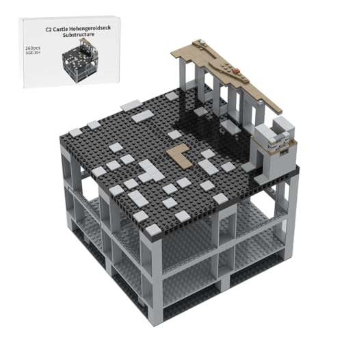 Thinkizen Burg Hohengeroldseck Klemmbaustein-Modell, Historisches Burgenmodell aus 62 Modulen, Landschaftserweiterung, Geschenk für Geschichtsinteressierte und Burgensammler, 260 Teile Thinkizen Burg Hohengeroldseck Klemmbaustein-Modell, Historisches Burgenmodell aus 62 Modulen, Landschaftserweiterung, Geschenk für Geschichtsinteressierte und Burgensammler, 260 Teile von Thinkizen
