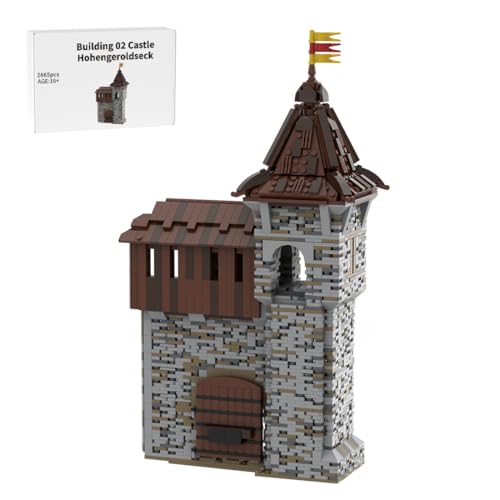 Thinkizen Burg Hohengeroldseck Klemmbaustein-Modell, Historisches Burgenmodell aus 62 Modulen, Landschaftserweiterung, Geschenk für Geschichtsinteressierte und Burgensammler, 2665 Teile Thinkizen Burg Hohengeroldseck Klemmbaustein-Modell, Historisches Burgenmodell aus 62 Modulen, Landschaftserweiterung, Geschenk für Geschichtsinteressierte und Burgensammler, 2665 Teile von Thinkizen