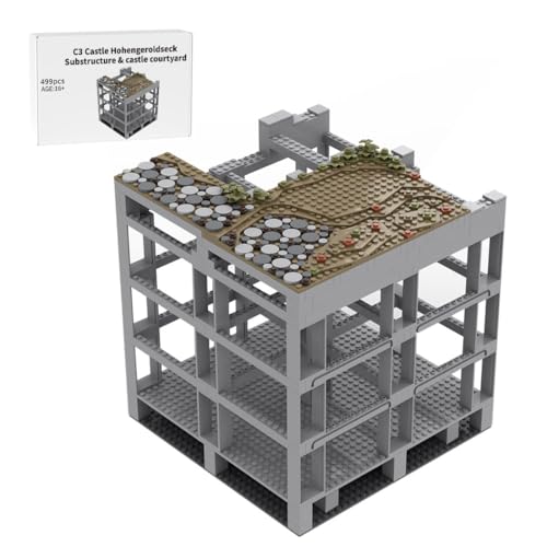 Thinkizen Burg Hohengeroldseck Klemmbaustein-Modell, Historisches Burgenmodell aus 62 Modulen, Landschaftserweiterung, Geschenk für Geschichtsinteressierte und Burgensammler, 373 Teile Thinkizen Burg Hohengeroldseck Klemmbaustein-Modell, Historisches Burgenmodell aus 62 Modulen, Landschaftserweiterung, Geschenk für Geschichtsinteressierte und Burgensammler, 373 Teile von Thinkizen