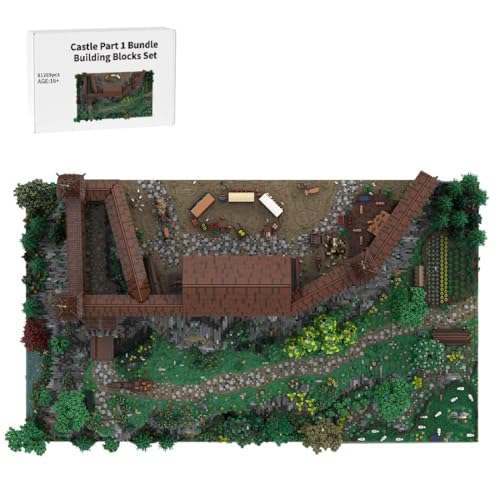 Thinkizen Burg Hohengeroldseck Klemmbaustein-Modell, Historisches Burgenmodell aus 62 Modulen, Landschaftserweiterung, Geschenk für Geschichtsinteressierte und Burgensammler, 81269 Teile Thinkizen Burg Hohengeroldseck Klemmbaustein-Modell, Historisches Burgenmodell aus 62 Modulen, Landschaftserweiterung, Geschenk für Geschichtsinteressierte und Burgensammler, 81269 Teile von Thinkizen