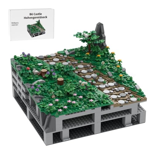 Thinkizen Burg Hohengeroldseck Klemmbaustein-Modell, Historisches Burgenmodell aus 62 Modulen, Landschaftserweiterung, Geschenk für Geschichtsinteressierte und Burgensammler, 944 Teile Thinkizen Burg Hohengeroldseck Klemmbaustein-Modell, Historisches Burgenmodell aus 62 Modulen, Landschaftserweiterung, Geschenk für Geschichtsinteressierte und Burgensammler, 944 Teile von Thinkizen