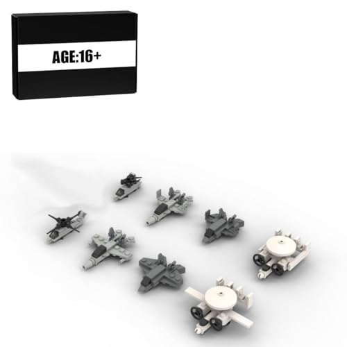 Thinkizen Ergänzungs-Set für Flugzeugträge, mit 20 Trägerflugzeugen, Kompatibel mit MOC CVN-78 & Navy-Modell, Sammlungen & Geschenke für Erwachsene, 652 Teile Thinkizen Ergänzungs-Set für Flugzeugträge, mit 20 Trägerflugzeugen, Kompatibel mit MOC CVN-78 & Navy-Modell, Sammlungen & Geschenke für Erwachsene, 652 Teile von Thinkizen