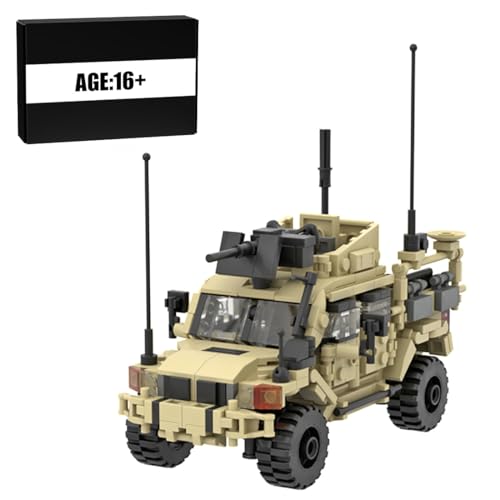Thinkizen Militärischer Bausteine Bausatz, Gepanzertes Militärfahrzeug mit Realistischer Panzerung, Militärfahrzeug, Armee Gepanzerter Panzer Modell Spielzeug für Erwachsene, 437 Teile Thinkizen Militärischer Bausteine Bausatz, Gepanzertes Militärfahrzeug mit Realistischer Panzerung, Militärfahrzeug, Armee Gepanzerter Panzer Modell Spielzeug für Erwachsene, 437 Teile von Thinkizen