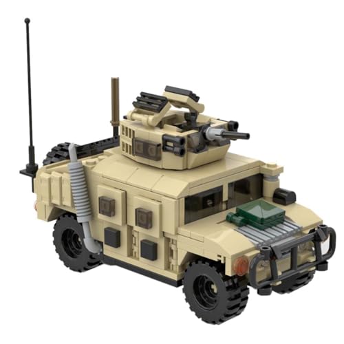 Thinkizen Militärischer Bausteine Bausatz, Gepanzertes Militärfahrzeug mit abnehmbarem Turm & Lenksystem, Militärfahrzeug, Armee gepanzerter Panzer Modell Spielzeug für Erwachsene, 364 Teile Thinkizen Militärischer Bausteine Bausatz, Gepanzertes Militärfahrzeug mit abnehmbarem Turm & Lenksystem, Militärfahrzeug, Armee gepanzerter Panzer Modell Spielzeug für Erwachsene, 364 Teile von Thinkizen
