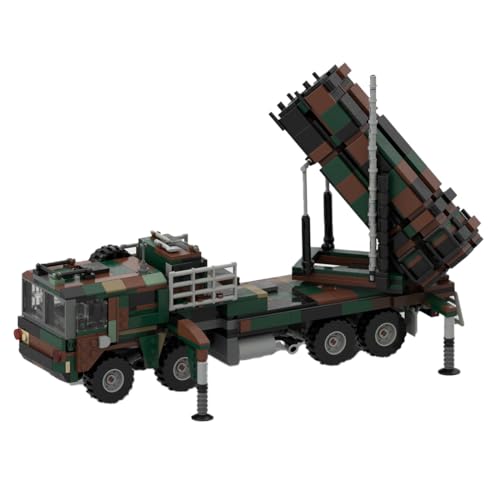 Thinkizen Militärischer Bausteine Bausatz, Militärischer Klemmbaustein-Bausatzg, Militärfahrzeug, Armee gepanzerter Panzer Modell Spielzeug, Sammlerstüc & Geschenk für Erwachsene, 913 Teile von Thinkizen