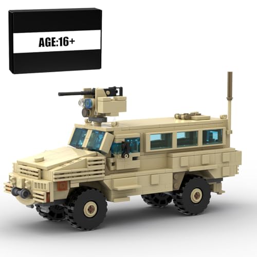 Thinkizen Militärischer Bausteine Bausatz, Mk.5E Cat.1 Antiminen-Fahrzeug, Militärfahrzeug, Armee gepanzerter Panzer Modell Spielzeug, Sammlerstüc & Geschenk für Erwachsene, 478 Teile Thinkizen Militärischer Bausteine Bausatz, Mk.5E Cat.1 Antiminen-Fahrzeug, Militärfahrzeug, Armee gepanzerter Panzer Modell Spielzeug, Sammlerstüc & Geschenk für Erwachsene, 478 Teile von Thinkizen