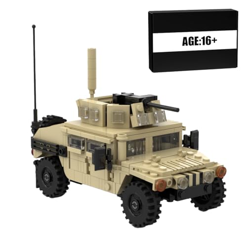 Thinkizen Militärischer Bausteine Bausatz, US-Militärfahrzeug Bausatz, Militärfahrzeug, Armee gepanzerter Panzer Modell Spielzeug, Sammlerstüc & Geschenk für Erwachsene, 430 Teile Thinkizen Militärischer Bausteine Bausatz, US-Militärfahrzeug Bausatz, Militärfahrzeug, Armee gepanzerter Panzer Modell Spielzeug, Sammlerstüc & Geschenk für Erwachsene, 430 Teile von Thinkizen
