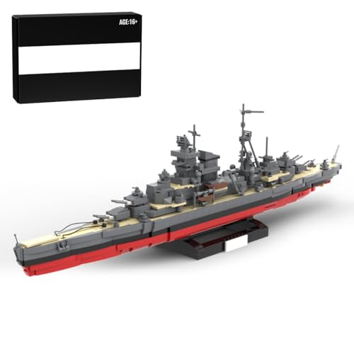 Thinkizen Military Series WWII Battleship Klemmbausteine Technik, Admiral Hipper Schwerer Kreuzer Schlachtschiff Bausatz, Groß MOC Spielzeug Schiff Geschenkbauset für Erwachsene, 1639 Teile Thinkizen Military Series WWII Battleship Klemmbausteine Technik, Admiral Hipper Schwerer Kreuzer Schlachtschiff Bausatz, Groß MOC Spielzeug Schiff Geschenkbauset für Erwachsene, 1639 Teile von Thinkizen