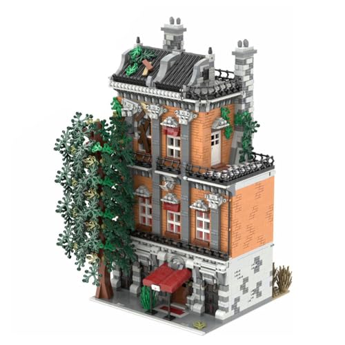 Thinkizen Old Town Hostel Bausteine Modell, Modularer Gebäude-Bausatz mit Spiraltreppe, Garten & Möbeln, kompatibel mit Straßenszenen & Marken-Bausteinen, Deko & Geschenk für Sammler, 5286 Teile Thinkizen Old Town Hostel Bausteine Modell, Modularer Gebäude-Bausatz mit Spiraltreppe, Garten & Möbeln, kompatibel mit Straßenszenen & Marken-Bausteinen, Deko & Geschenk für Sammler, 5286 Teile von Thinkizen