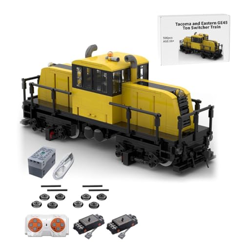 Thinkizen Personenzug Bausteine Zug, GE45 Lokomotive Set Eisenbahn Bauspielzeug mit Lichtfunktion, Eisenbahn Baustein Zug, Kompatibel mit Zugsets, Geschenk für Erwachsene, 596 Teile Thinkizen Personenzug Bausteine Zug, GE45 Lokomotive Set Eisenbahn Bauspielzeug mit Lichtfunktion, Eisenbahn Baustein Zug, Kompatibel mit Zugsets, Geschenk für Erwachsene, 596 Teile von Thinkizen