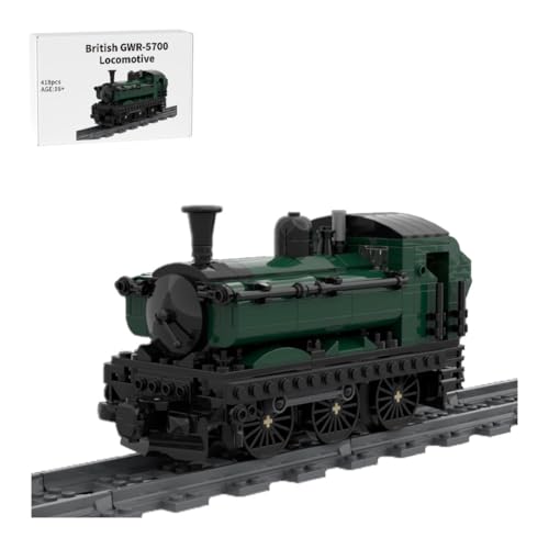 Thinkizen Personenzug Bausteine Zug, GWR-5700 Lokomotive Set Eisenbahn Bauspielzeug, Eisenbahn Baustein Zug, Kompatibel mit Zugsets, Geschenk für Erwachsene, 418 Teile Thinkizen Personenzug Bausteine Zug, GWR-5700 Lokomotive Set Eisenbahn Bauspielzeug, Eisenbahn Baustein Zug, Kompatibel mit Zugsets, Geschenk für Erwachsene, 418 Teile von Thinkizen