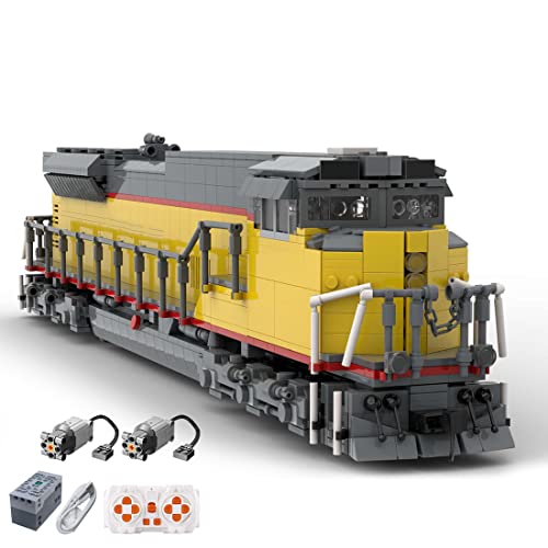 Thinkizen Personenzug Bausteine Zug, SD90MAC-H2 Lokomotive Set Eisenbahn Bauspielzeug mit Lichtfunktion, Eisenbahn Baustein Zug, Kompatibel mit Zugsets, Geschenk für Erwachsene, 2262 Teile Thinkizen Personenzug Bausteine Zug, SD90MAC-H2 Lokomotive Set Eisenbahn Bauspielzeug mit Lichtfunktion, Eisenbahn Baustein Zug, Kompatibel mit Zugsets, Geschenk für Erwachsene, 2262 Teile von Thinkizen
