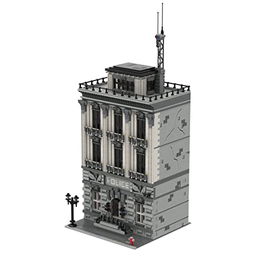 Thinkizen Polizeistation Bausteine Modell, Stadthaus Stadtzentrum Gebäude House Häuser Modular Building Set mit 4 Etagen Retro-Stil, Kompatibel mit Marken-Bausteinen, Geschenk für Sammler, 4914 Teile Thinkizen Polizeistation Bausteine Modell, Stadthaus Stadtzentrum Gebäude House Häuser Modular Building Set mit 4 Etagen Retro-Stil, Kompatibel mit Marken-Bausteinen, Geschenk für Sammler, 4914 Teile von Thinkizen