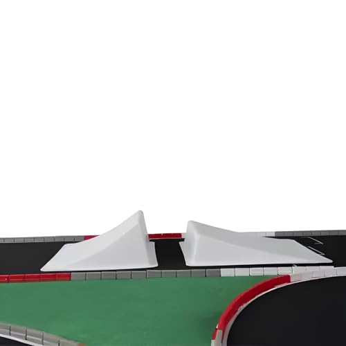 Thinkizen RC Car Jump Ramp, C81 Combo Jump Ramp (2er Set) - Perfekt für 1/32, 1/43, 1/58, 1/64, 1/76 Autos Modelle, ideal für kleine RC Crawling Tracks und Racing Drift RC Cars von Thinkizen