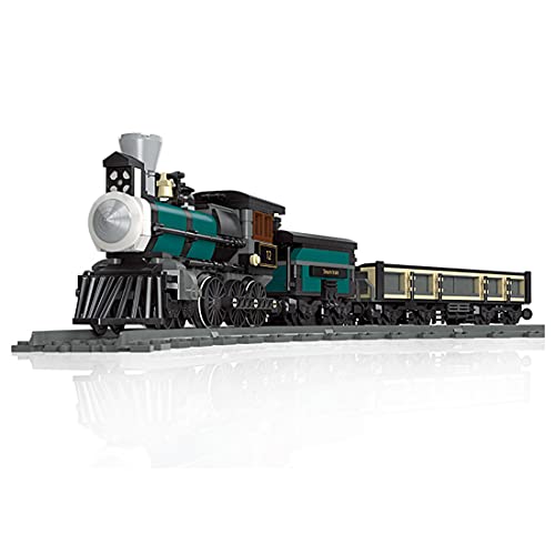 Thinkizen TH10 Dampffrachtzug, Retro-Dampfzugmodell mit Waggon und Gleis, Eisenbahn Baustein Zug, Kompatibel mit Zugsets, Geschenk für Erwachsene, 560+ Teile Thinkizen TH10 Dampffrachtzug, Retro-Dampfzugmodell mit Waggon und Gleis, Eisenbahn Baustein Zug, Kompatibel mit Zugsets, Geschenk für Erwachsene, 560+ Teile von Thinkizen