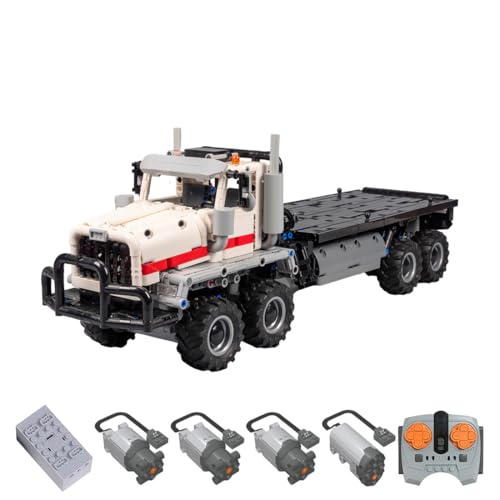 Thinkizen Technik Truck Modell, 1:20 MOC High-Tech Twinsteer Truck Modell Bausteine Ziegel Konstruktionsspielzeug mit voll ferngesteuert, Geschenk für Auto & Tech-Fans, 1511 Teile Thinkizen Technik Truck Modell, 1:20 MOC High-Tech Twinsteer Truck Modell Bausteine Ziegel Konstruktionsspielzeug mit voll ferngesteuert, Geschenk für Auto & Tech-Fans, 1511 Teile von Thinkizen