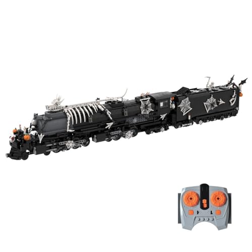 Zug Bausteine Set, 1/40 Halloween Zug Zubehör Bausteinset, Gruseliges Erweiterungspaket Für 4014 Modell Lokomotive, Kreatives Festliche Deko für Erwachsene, 327 Teile von Thinkizen