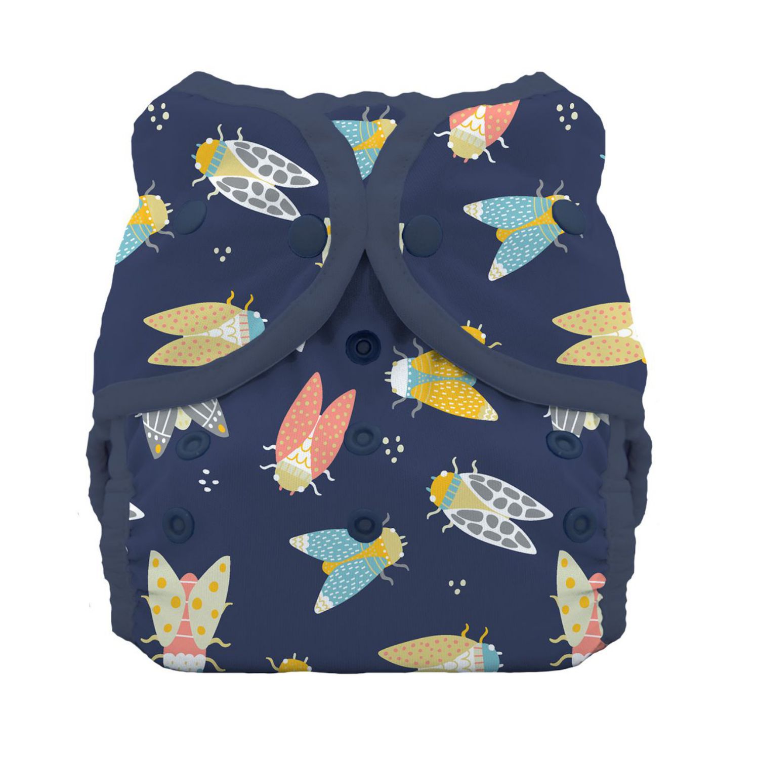 Thirsties Duo Wrap Überhose (Druck) - Cicada Größe 1 (3 - 8 kg) von Thirsties