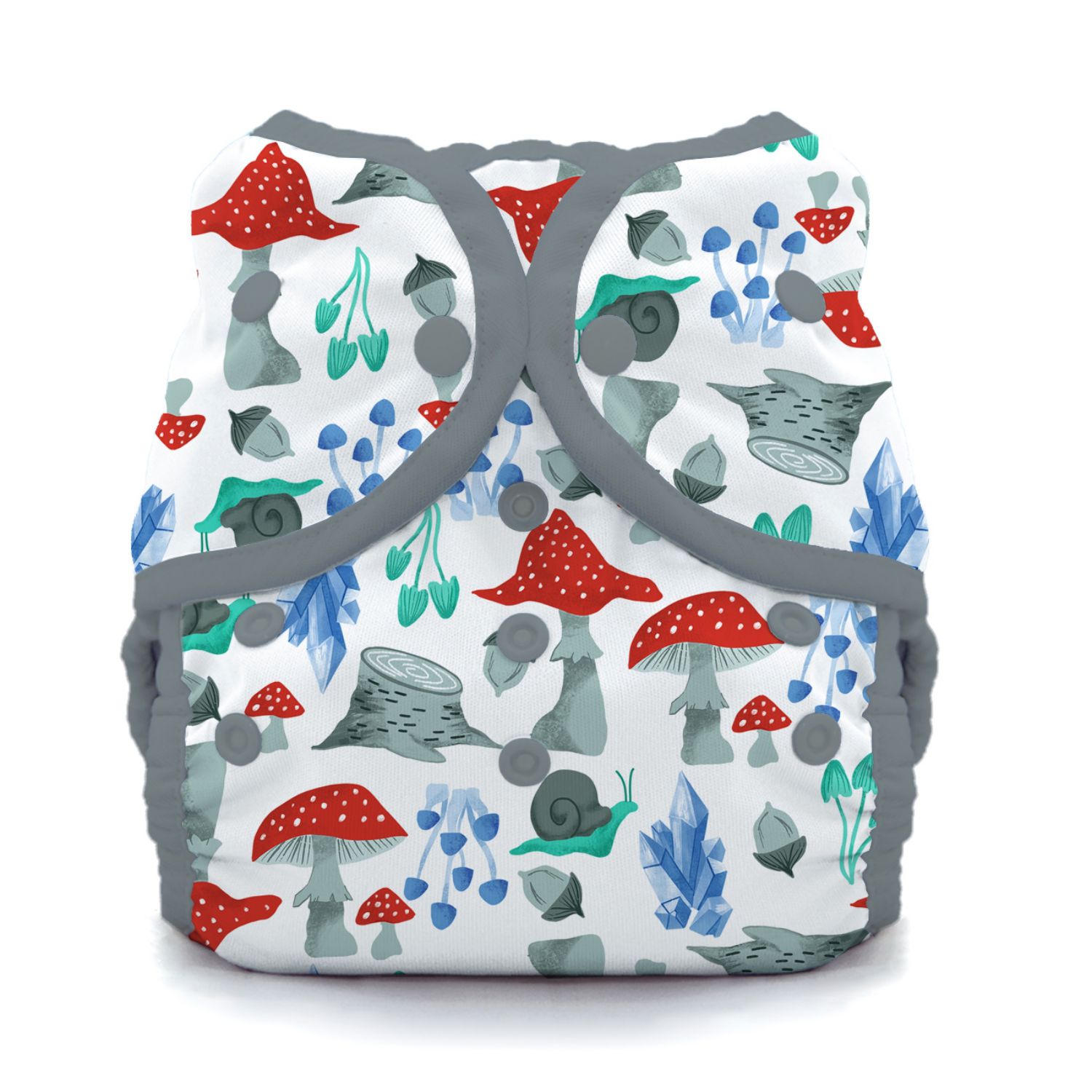 Thirsties Duo Wrap Überhose (Druck) - Größe 1 (3 - 8 kg) Forest Frolic von Thirsties
