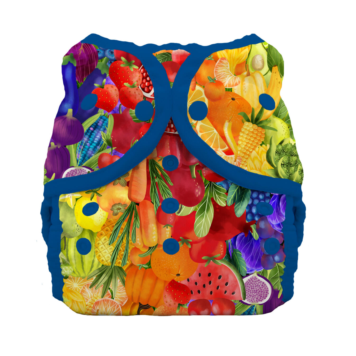 Thirsties Duo Wrap Überhose (Druck) - Größe 1 (3 - 8 kg) Rainbow Harvest von Thirsties
