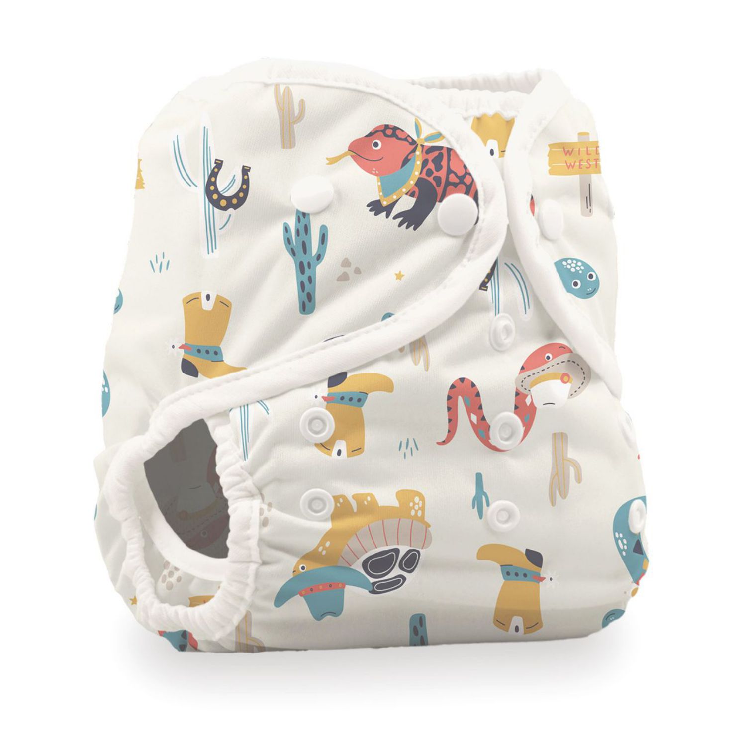 Thirsties Duo Wrap Überhose (Druck) - Größe 1 (3 - 8 kg) Reptile Wranglers von Thirsties
