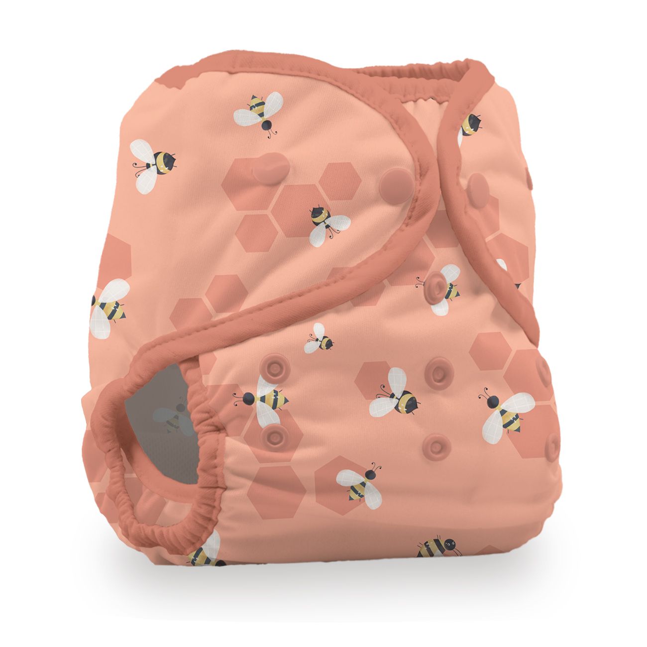 Thirsties Duo Wrap Überhose (Druck) - Größe 2 (8 - 18 kg) Let it Bee von Thirsties