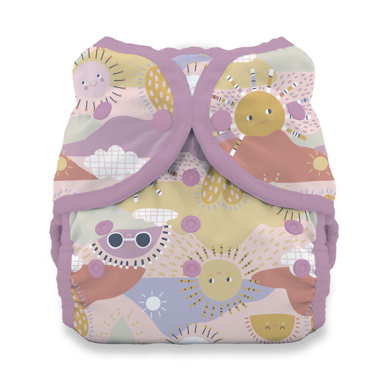 Thirsties Duo Wrap Überhose (Druck) - Größe 2 (8 - 18 kg) Sunny von Thirsties