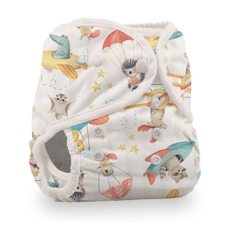Thirsties Duo Wrap Überhose (Druck) - Oh Chute Größe 2 (8 - 18 kg) von Thirsties