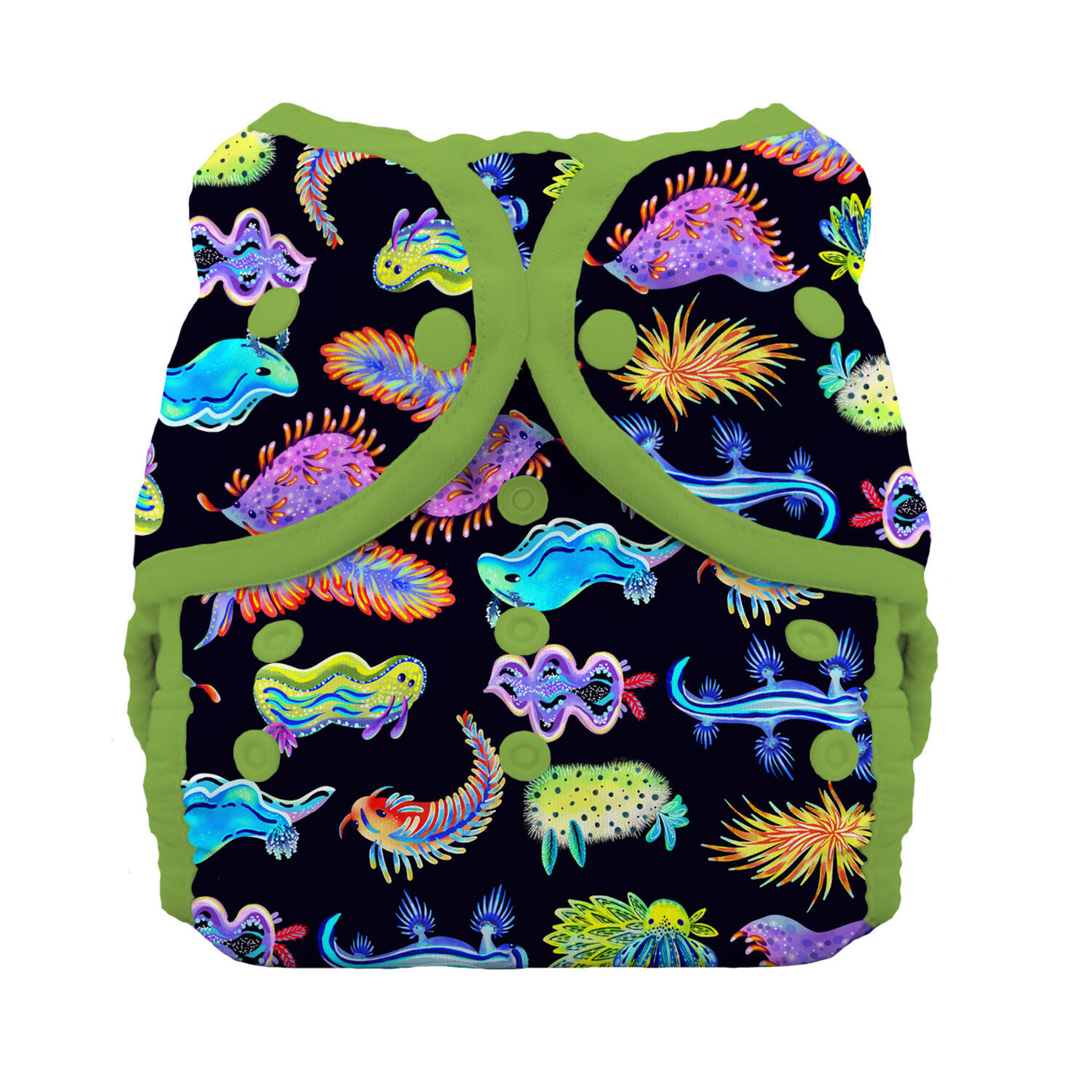 Thirsties Duo Wrap Überhose (Druck) - Sea Parade Größe 1 (3 - 8 kg) von Thirsties