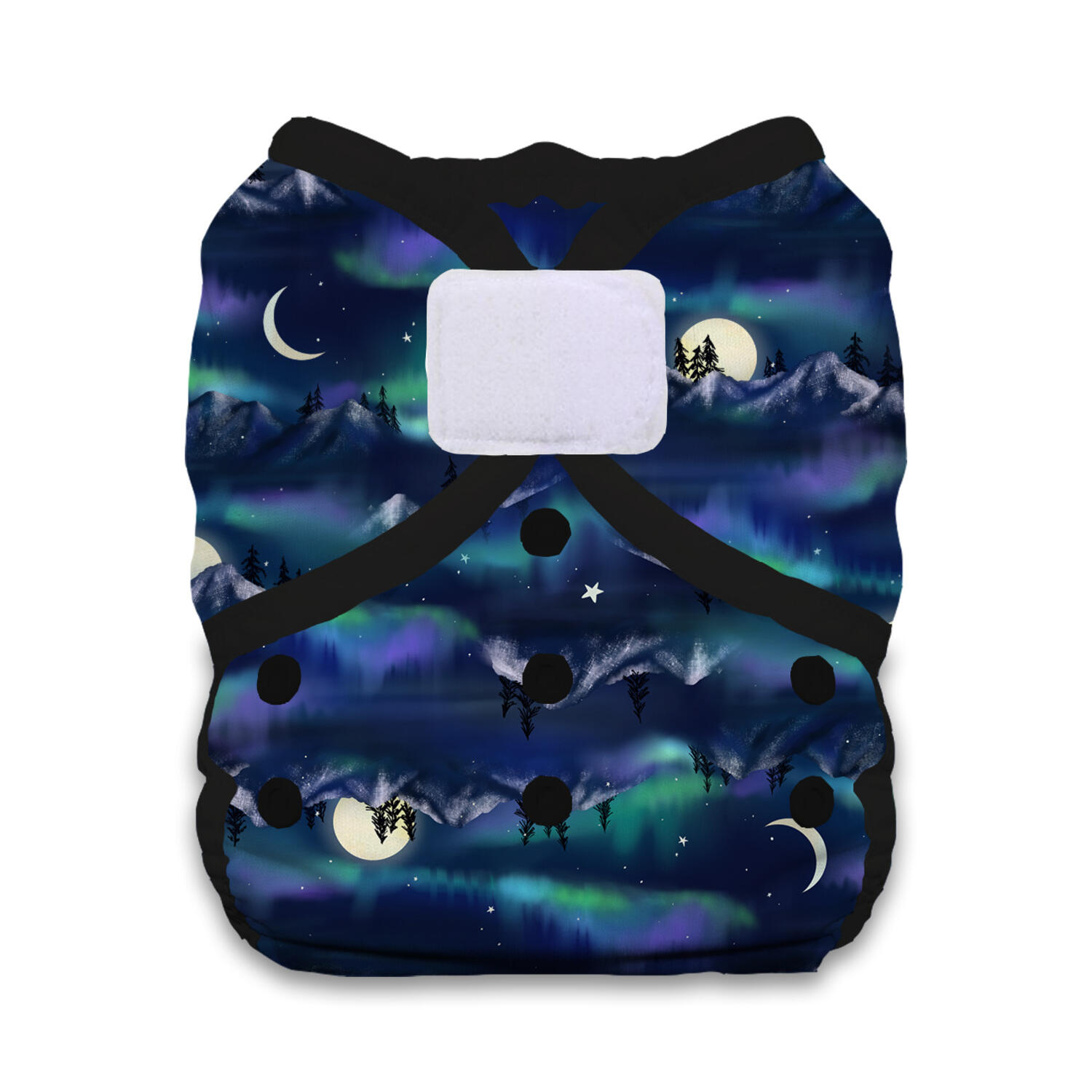Thirsties Duo Wrap Überhose (Klett) - Größe 1 (3 - 8 kg) Aurora Borealis von Thirsties