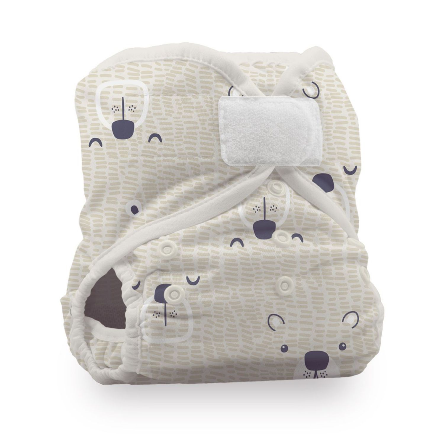 Thirsties Duo Wrap Überhose (Klett) - Größe 1 (3 - 8 kg) Bearly von Thirsties