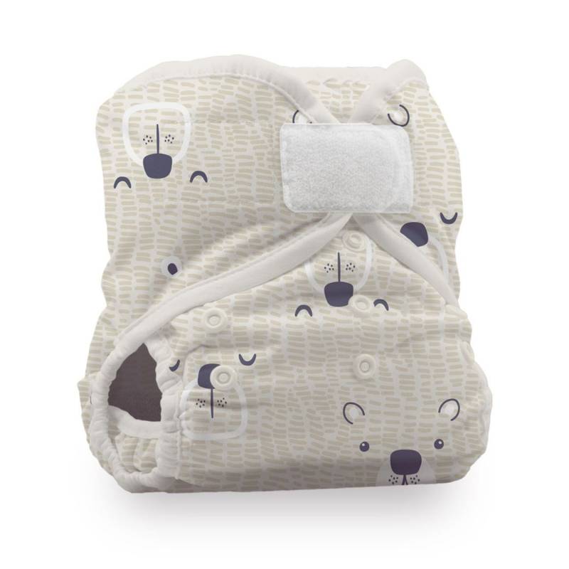 Thirsties Duo Wrap Überhose (Klett) - Größe 1 (3 - 8 kg) Bearly von Thirsties