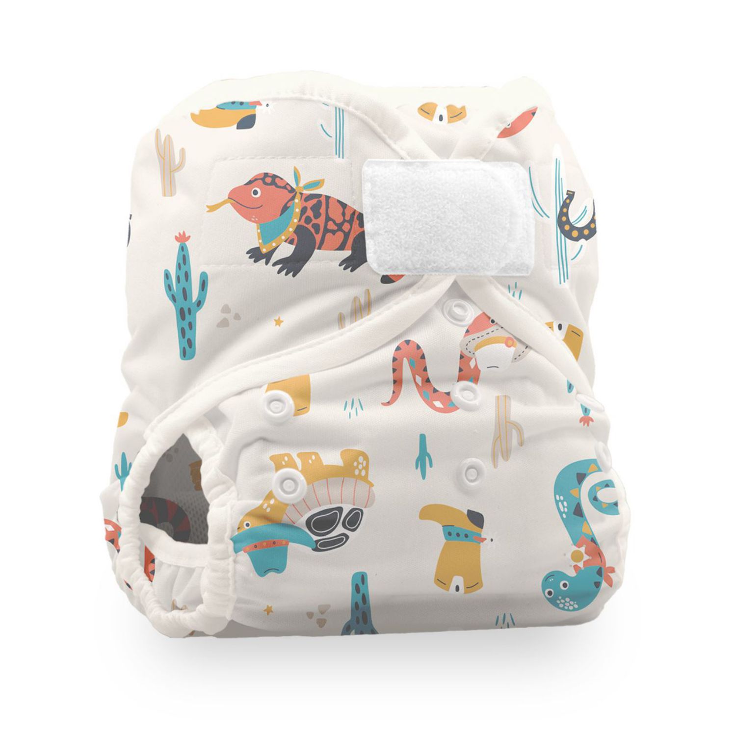 Thirsties Duo Wrap Überhose (Klett) - Größe 1 (3 - 8 kg) Reptile Wranglers von Thirsties