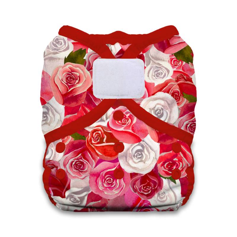 Thirsties Duo Wrap Überhose (Klett) - Größe 1 (3 - 8 kg) Rosy von Thirsties