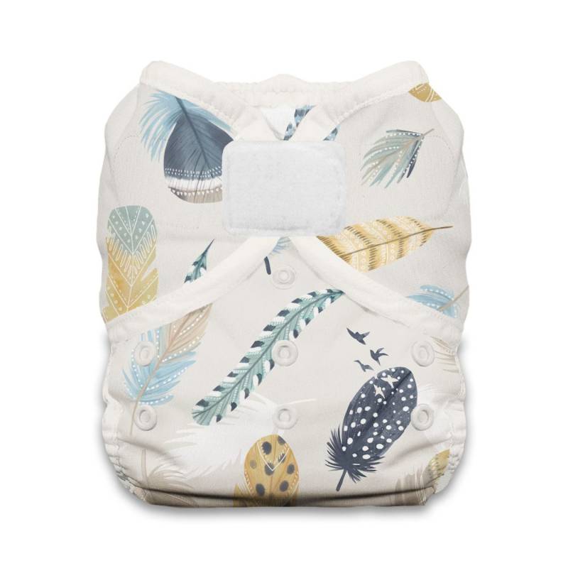 Thirsties Duo Wrap Überhose (Klett) - Größe 1 (3 - 8 kg) Wild Plum von Thirsties