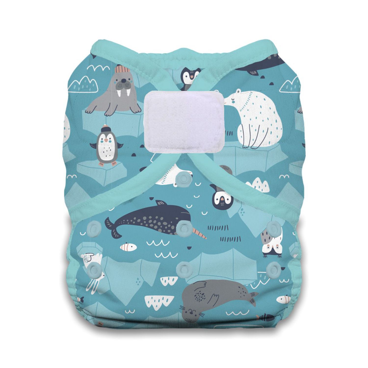 Thirsties Duo Wrap Überhose (Klett) - Größe 2 (8 - 18 kg) Ice Flow von Thirsties